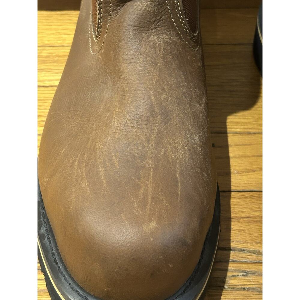 Brahma Brown Leather Men's Boots Size 14W - Picture 3 of 10